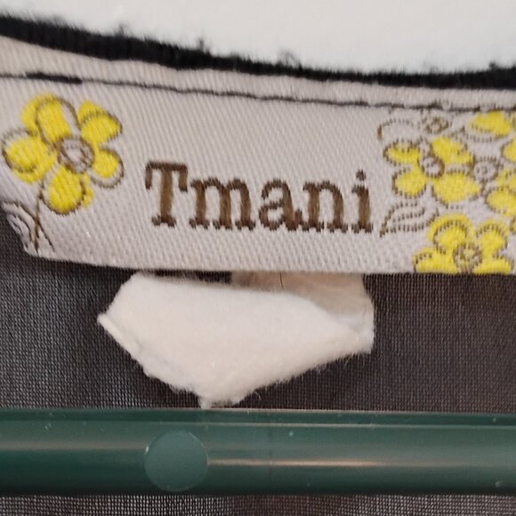 Black Racerback Tank Top Floral Skull Graphic Sheer Back Sleeveless - Picture 8 of 10